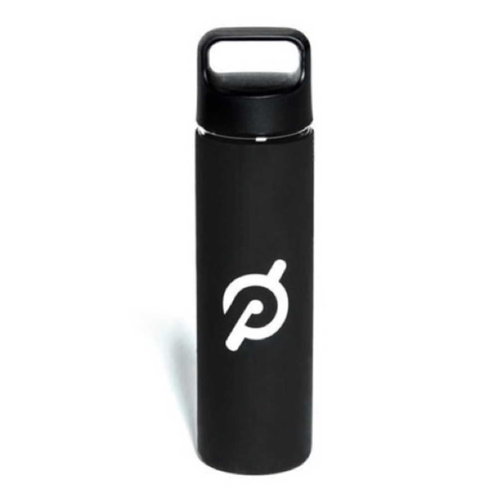 PELOTON Glass Silicone Grip Water Bottle